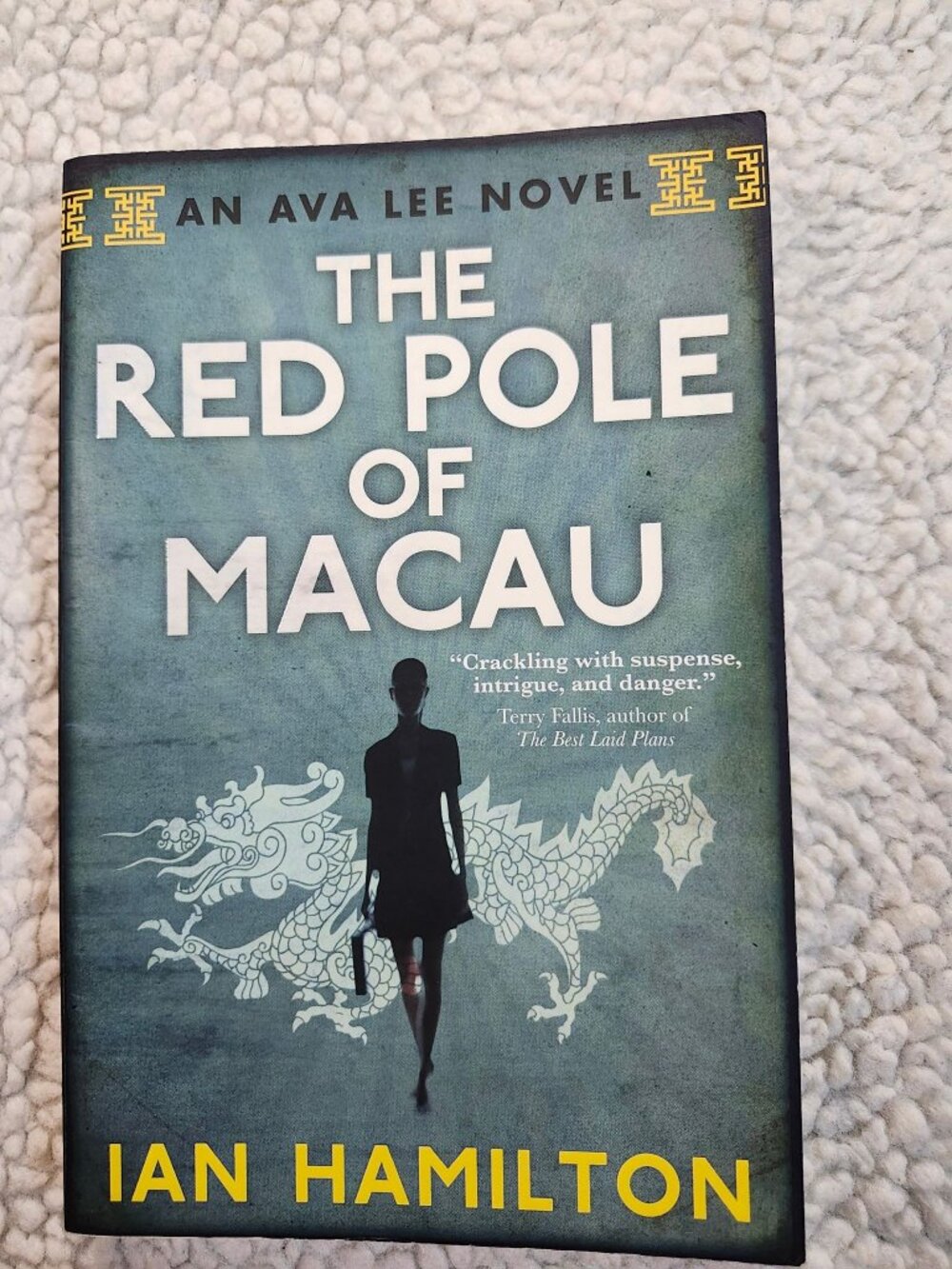 Ian Hamilton The Red Pole of Macau Paperback 2012 Ava Lee Novel Crime Thriller
